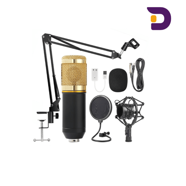 Microfone Estúdio Profissional Pop Filter Com Braço Articulado - Crizz™ - Decristian