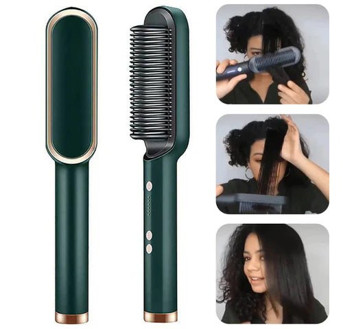Escova Elétrica 3 em 1 Alisa - Inov & Tec Beauty Hair™ - Decristian 