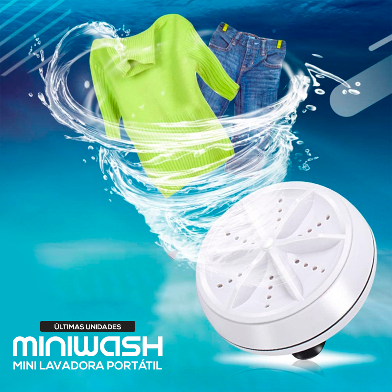 Maquina de Lavar Roupas e Louças Portátil | MiniWashCrizz™